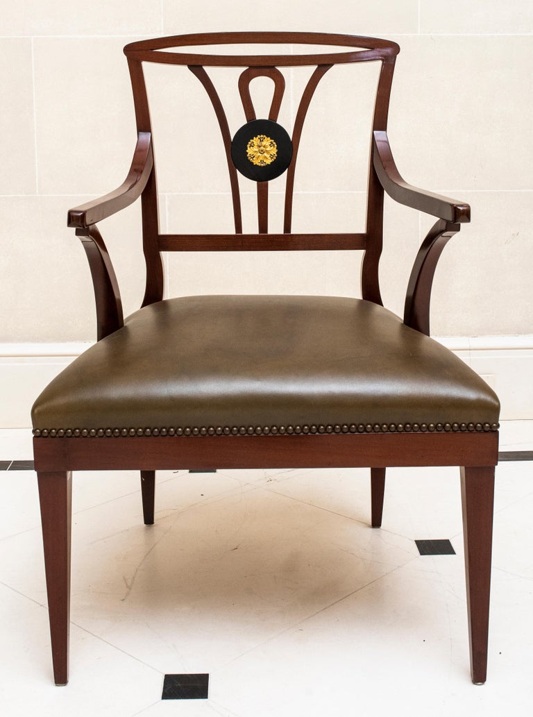 Pair of Queen Anne Revival Armchairs For Sale at 1stDibs