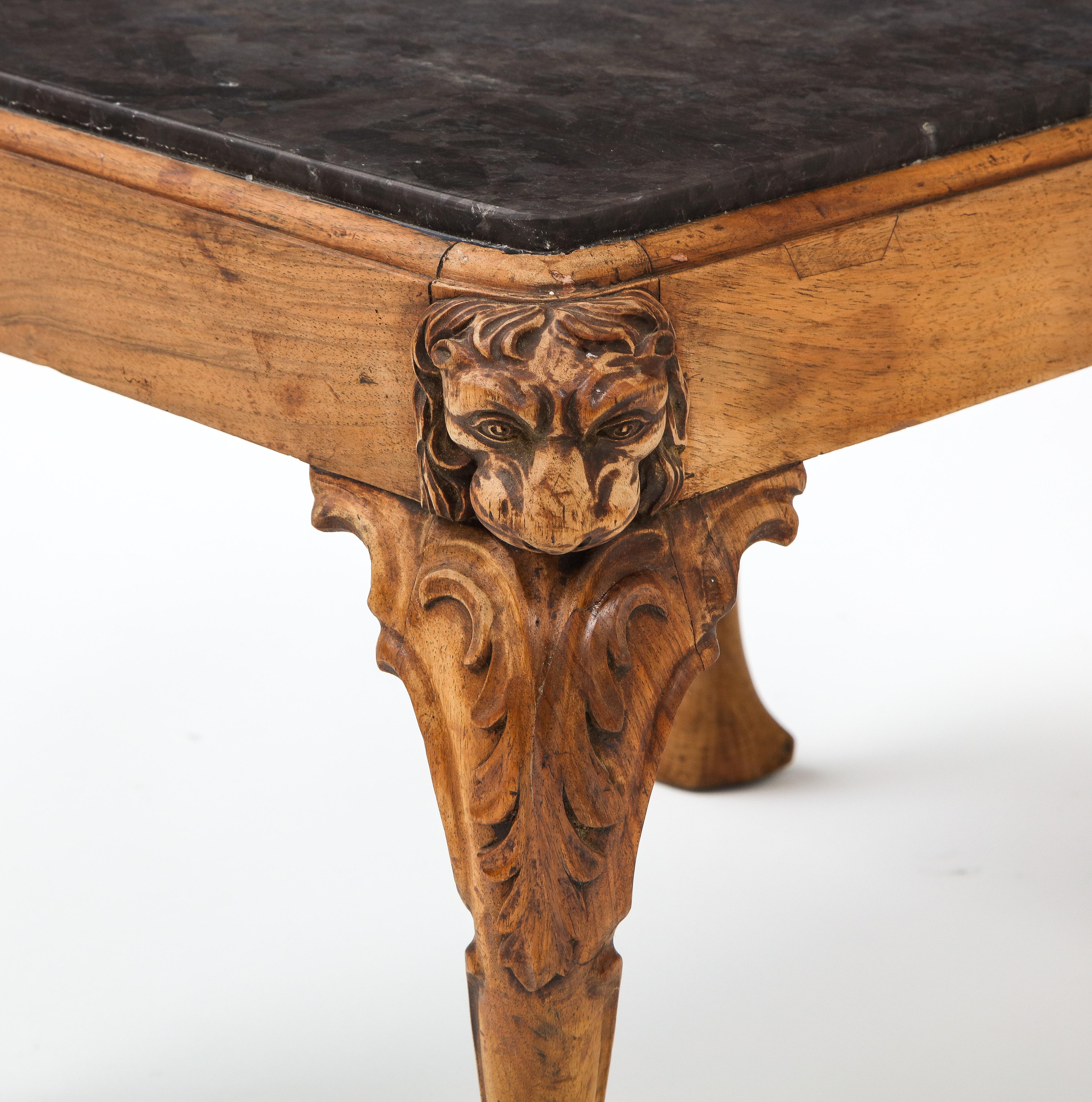 Pair of Queen Anne Style Cabriole Leg Coffee Tables, England, 19th Century For Sale 1