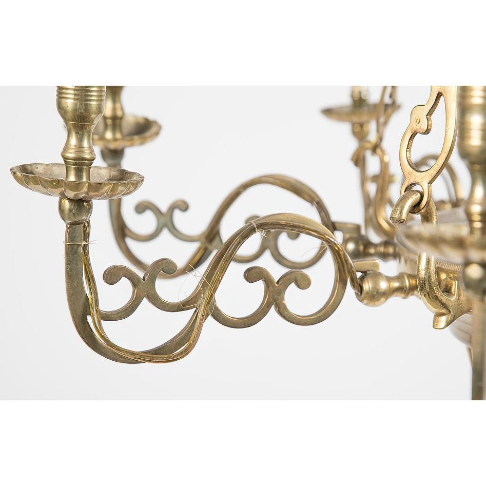 European Pair of Queen Anne Style Chandeliers For Sale