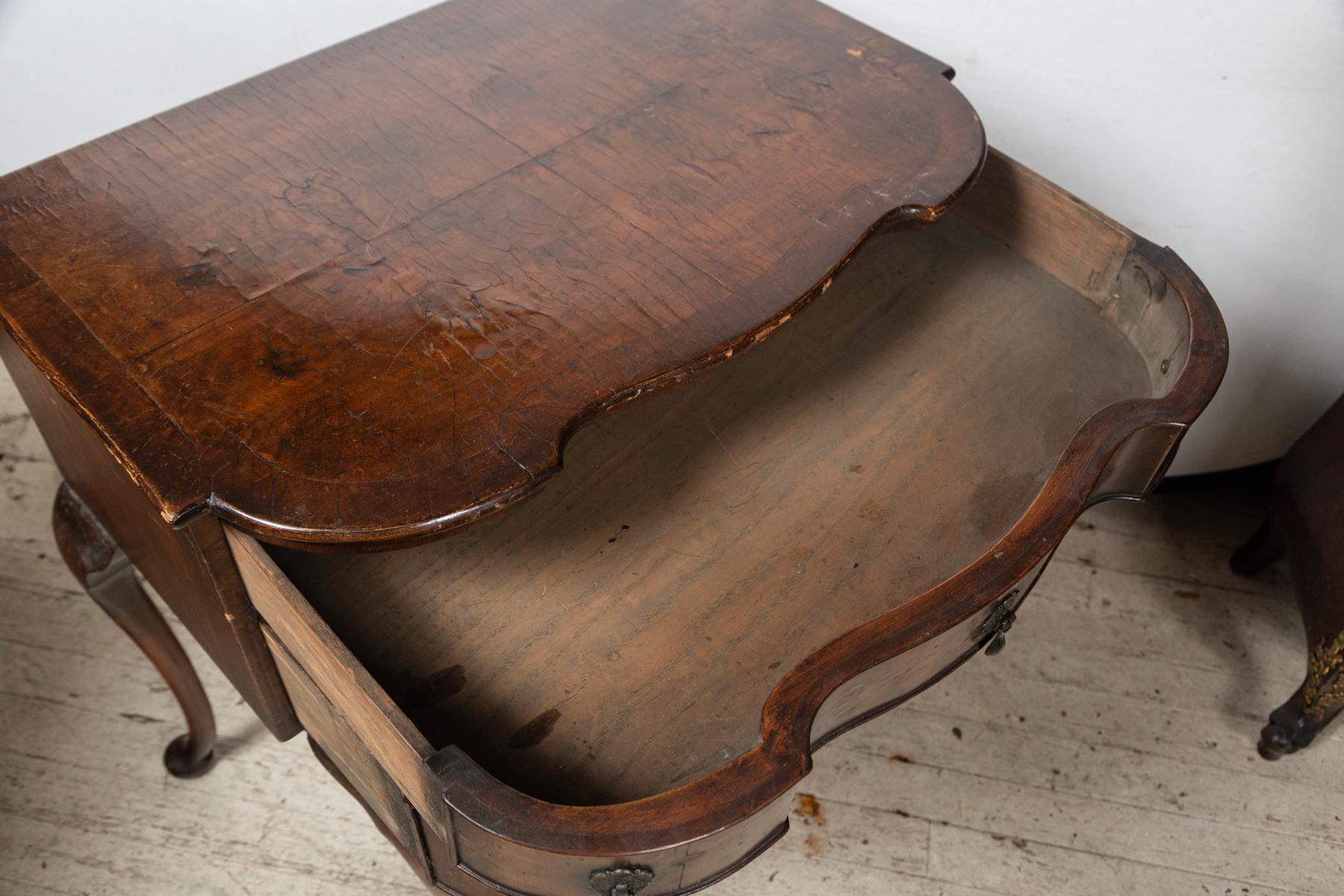 Pair of Queen Anne Style End Table or Lowboys For Sale 1