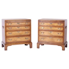 Pair of Queen Anne Style Nightstands or Chests