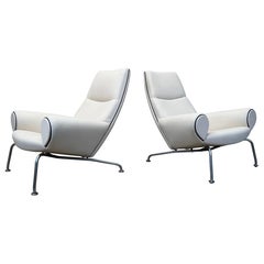 Pair of Queen Chairs by Hans Wegner for Erik Jørgensen