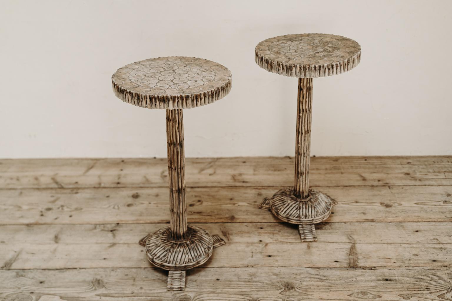 Pair of Quirky Ajonc/Twig Tables For Sale 4
