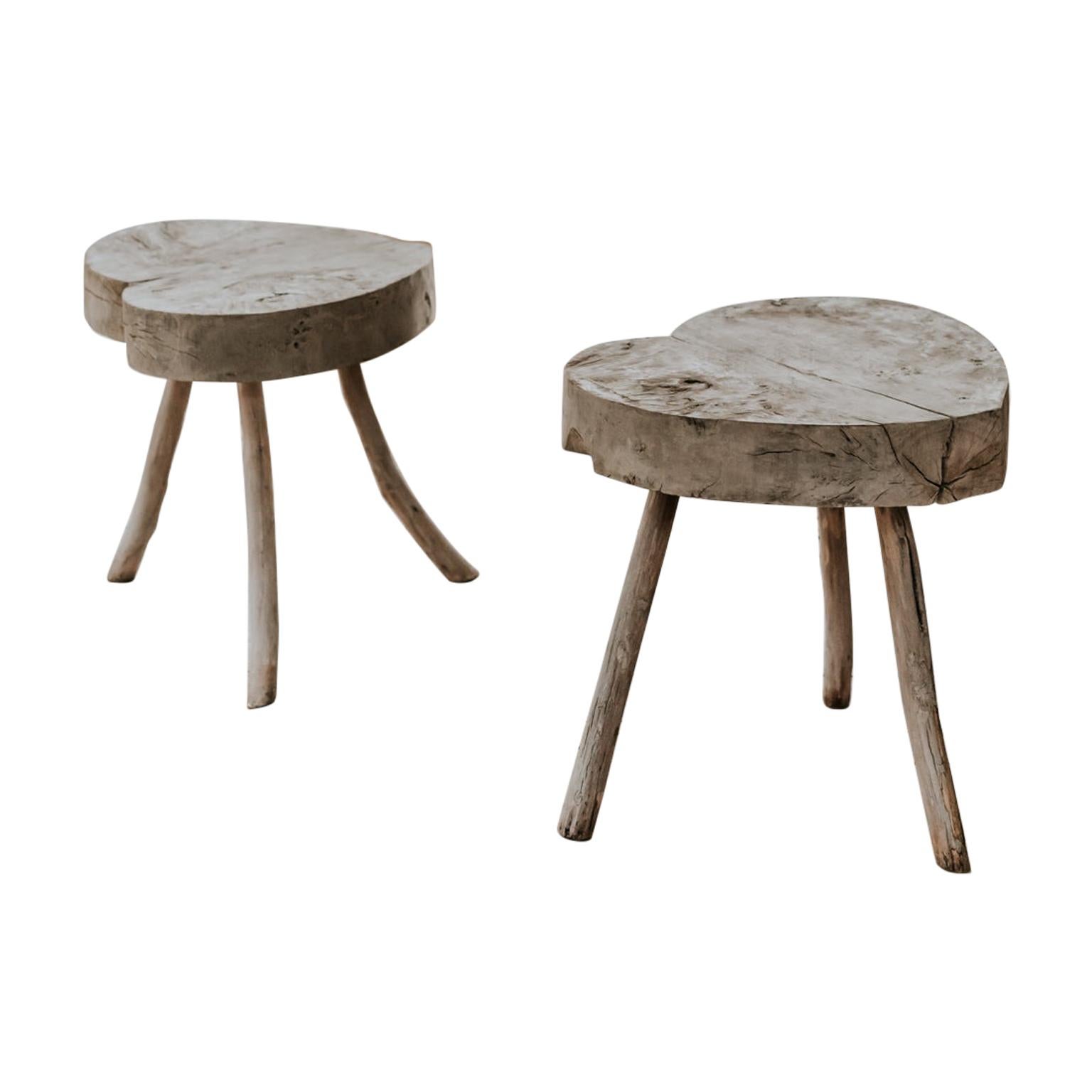 Pair of Quirky Heartshaped Tables