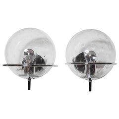 Pair of RAAK Bubble Globe Wall Sconces