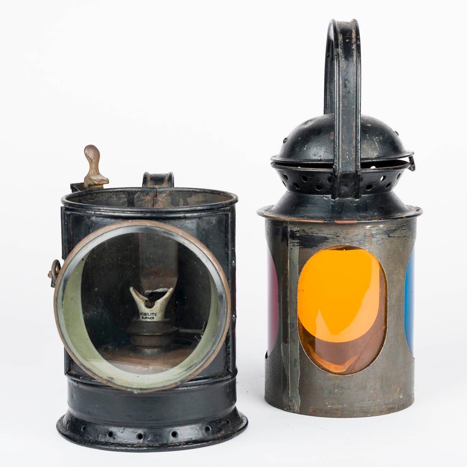 Coppia di fanali ferroviari di G. Polkey Ltd di Birmingham in vendita 6