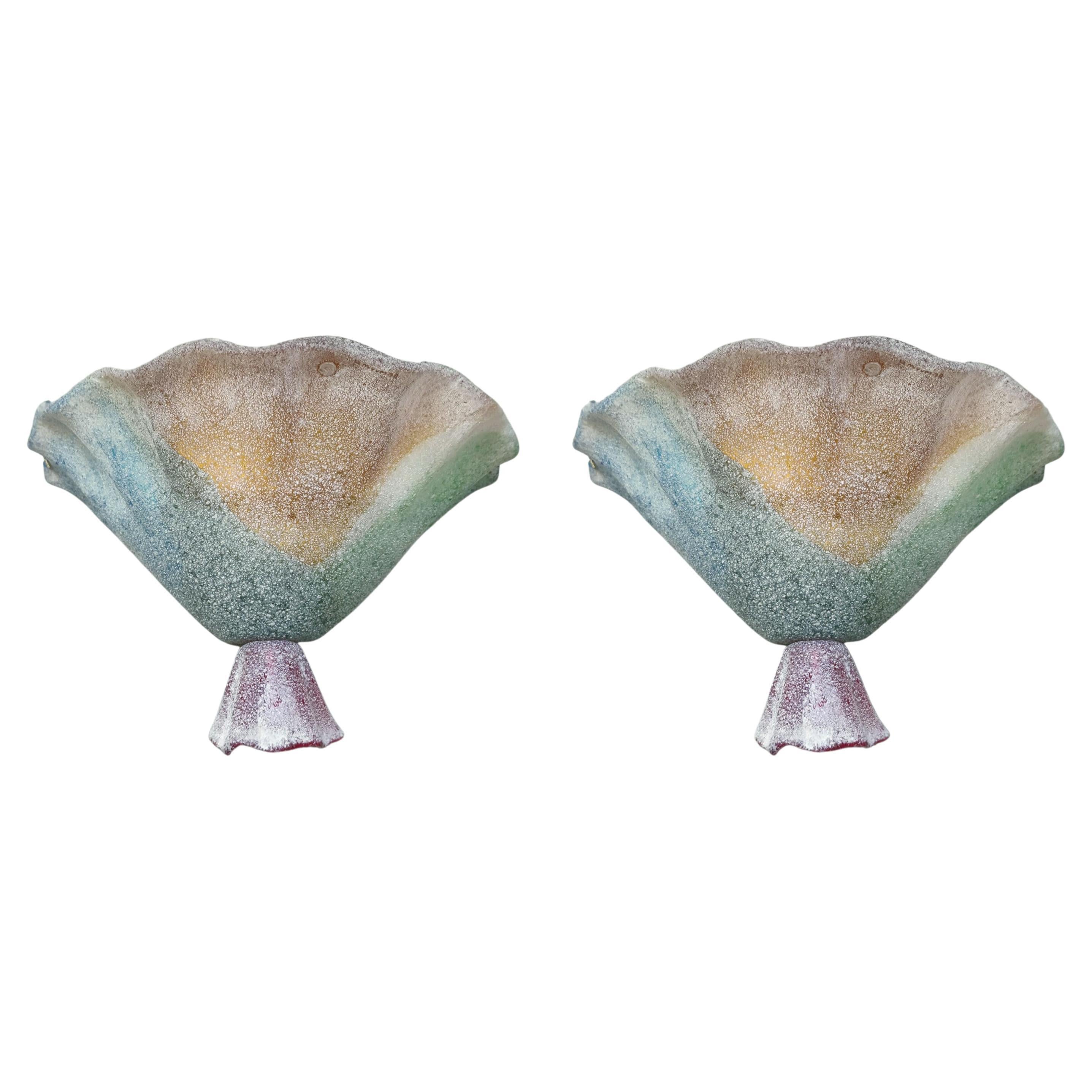 Pair of Rainbow Sconces by La Murrina, 2 Pairs Available