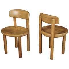 Pair of Rainer Daumiller Dining Chairs, Denmark, 1970s