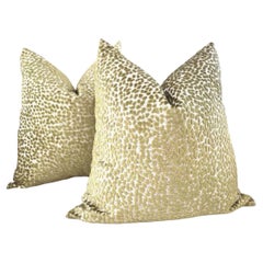 Coppia di cuscini in velluto rialzato "Jelly Bellies" in Oliver