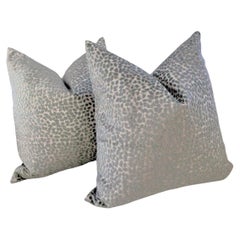 Coppia di cuscini in velluto rialzato "Jelly Bellies" in A. Silver