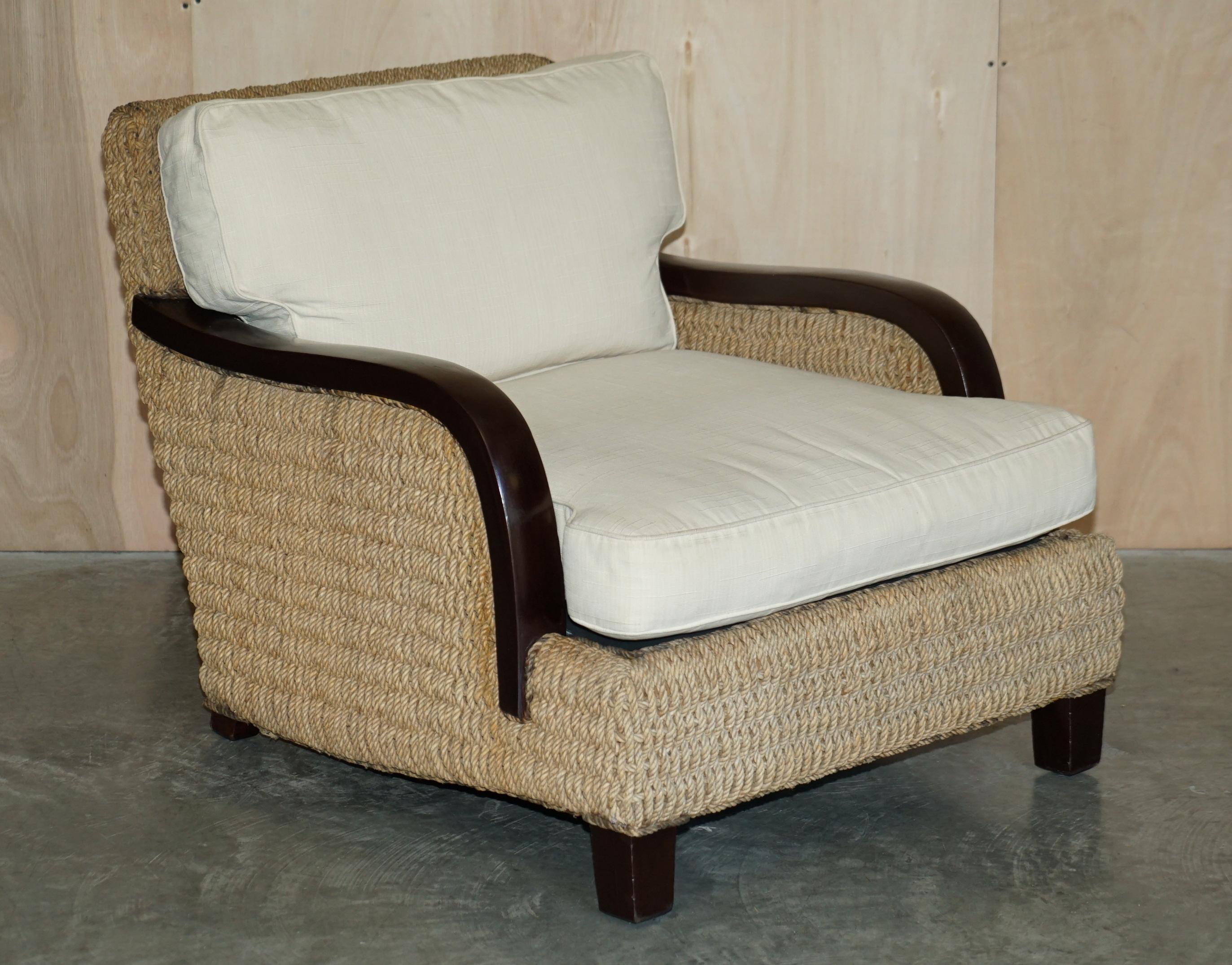We are delighted to offer for sale this pair of absolutely stunning Ralph Lauren oversized Barrymore armchairs with heavy wicker frames RRP £11,000.

A truly stunning pair, absolutely the most comfortable lounge chairs I have sat in this year,