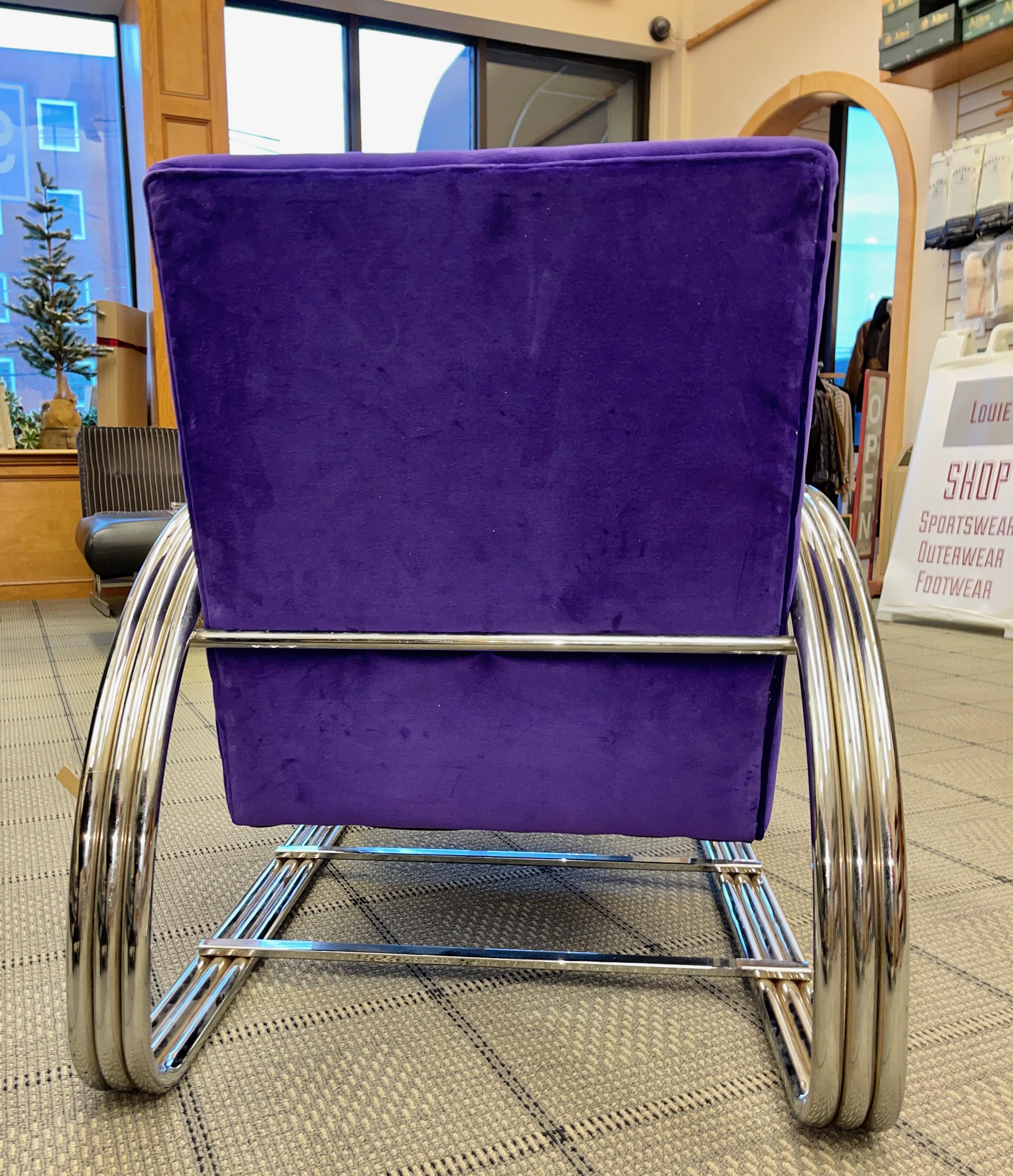 Pareja de Sillones Art Decó Streamline Estilo KEM Weber en Bueno estado para la venta en Hanover, MA