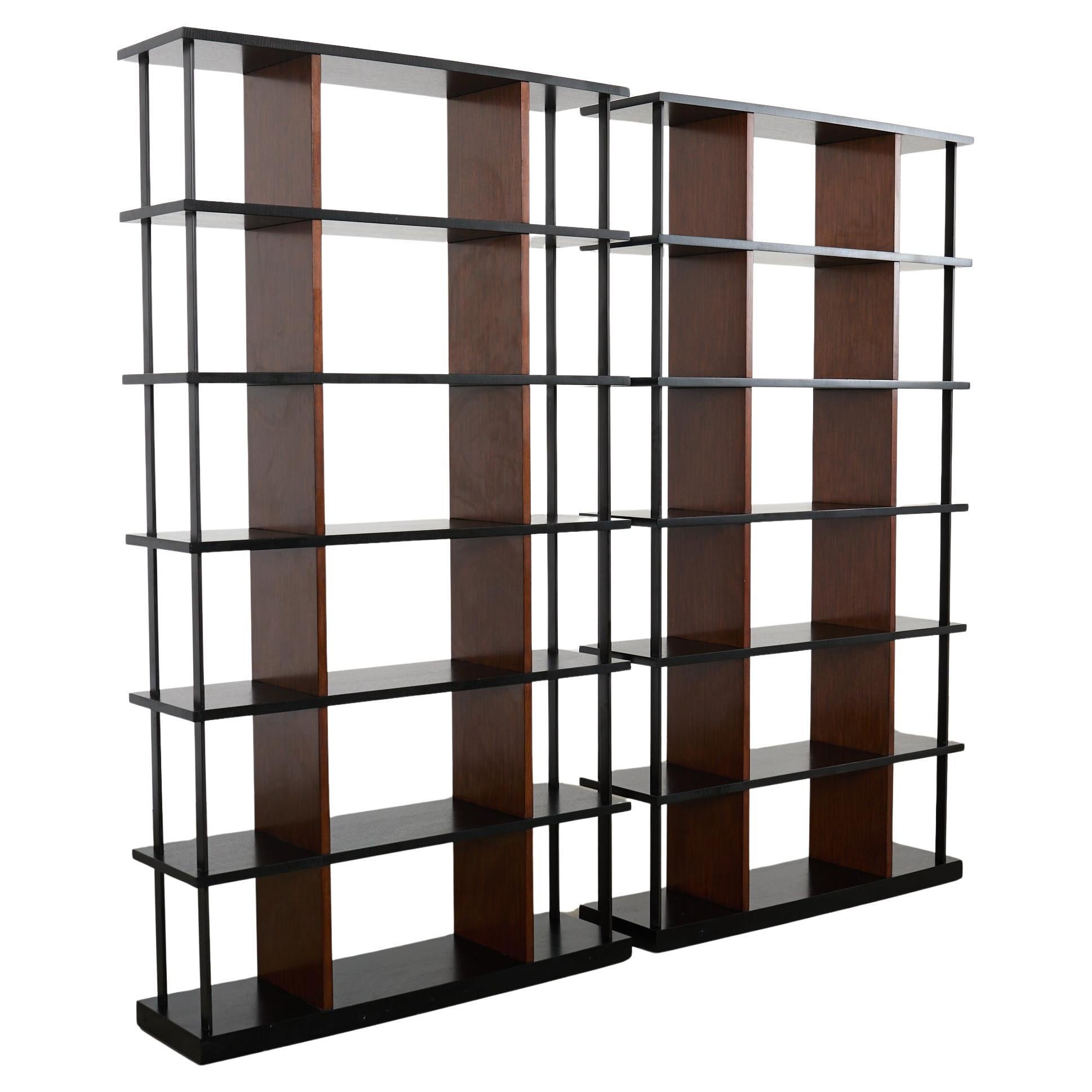 Coppia di librerie Etagere Cushing in Oak Oak di Ralph Lauren