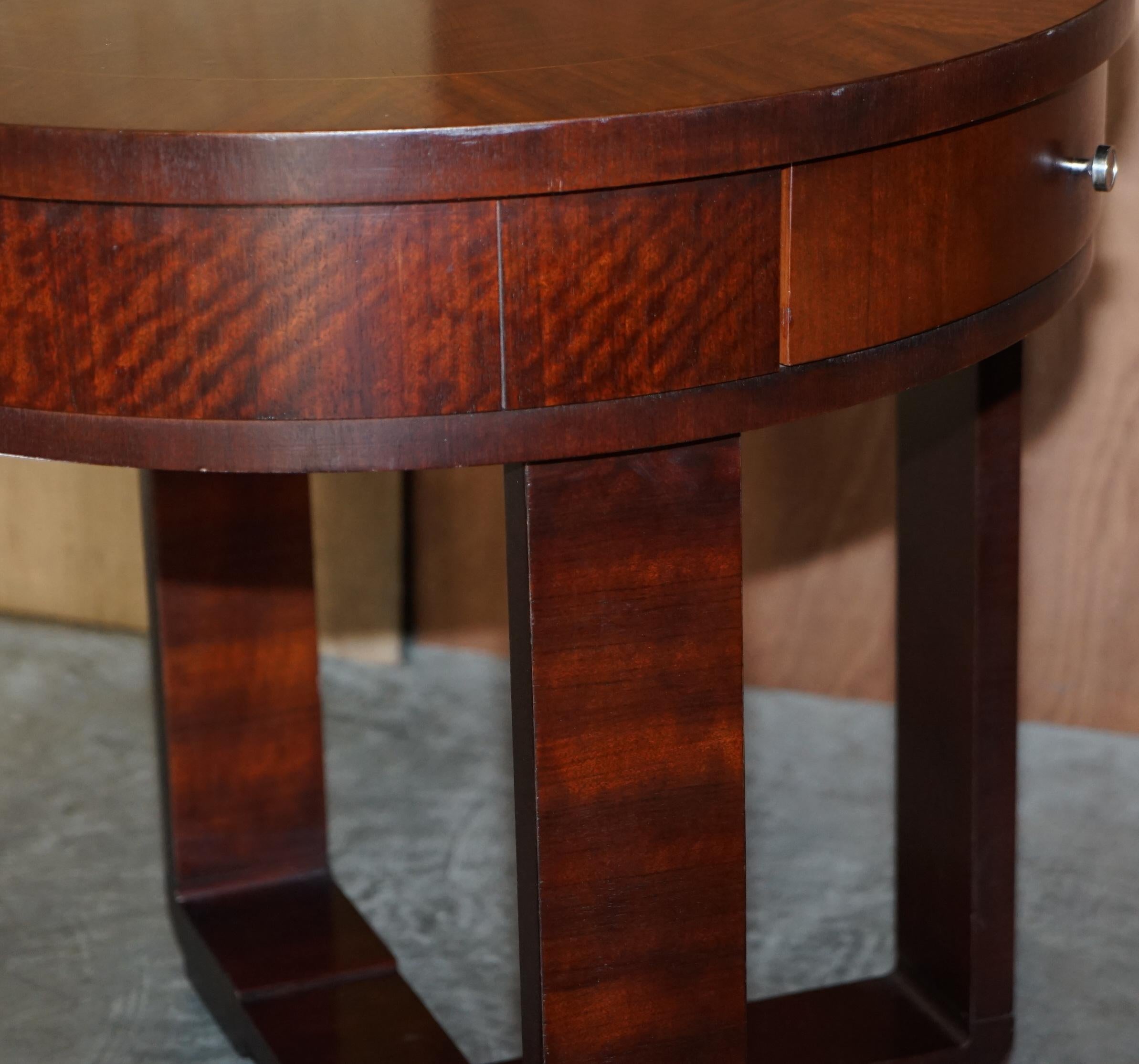 Pair of Ralph Lauren Large American Hardwood Side Occasional Tables 4