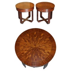 Pair of Ralph Lauren Large American Hardwood Side Occasional Tables