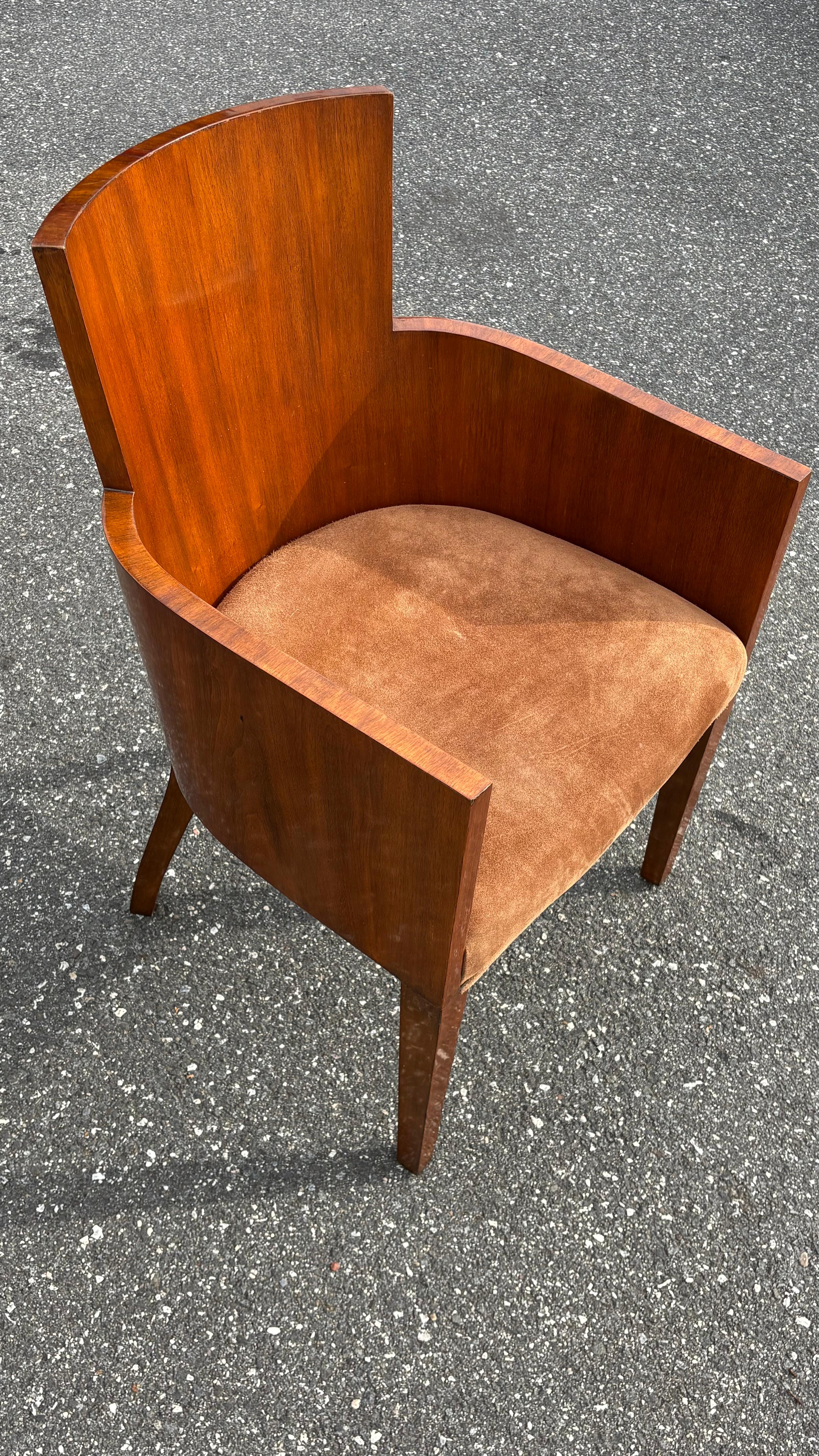 Pair of Ralph Lauren Art Deco Chairs In Good Condition For Sale In Philadelphia, PA