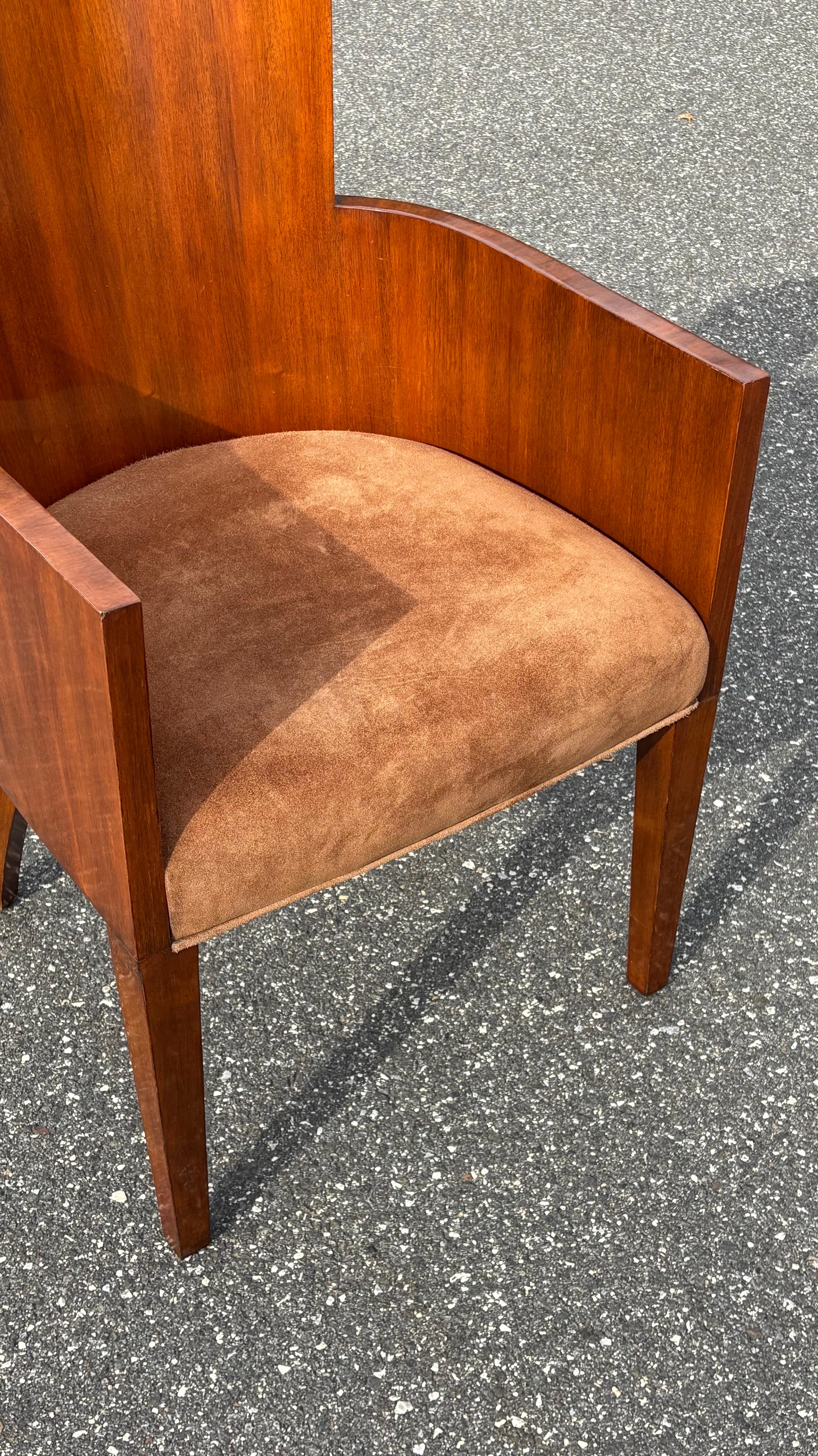 Contemporary Pair of Ralph Lauren Art Deco Chairs For Sale