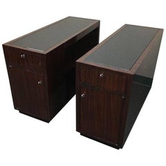 Pair of Ralph Lauren Modern Metropolis Side Tables