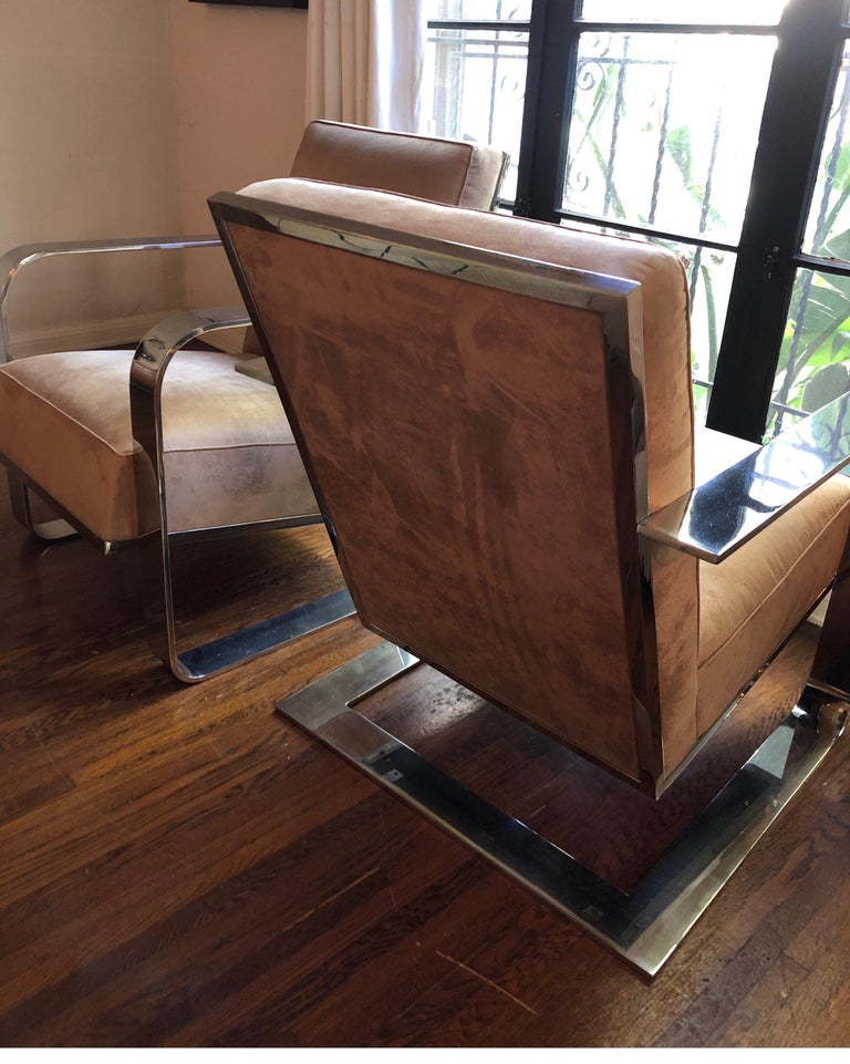 Pair of Lauren Modern Penthouse Bohemian Lounge Chairs For Sale at 1stDibs - Luxurious Penthouse Lounge Chairs