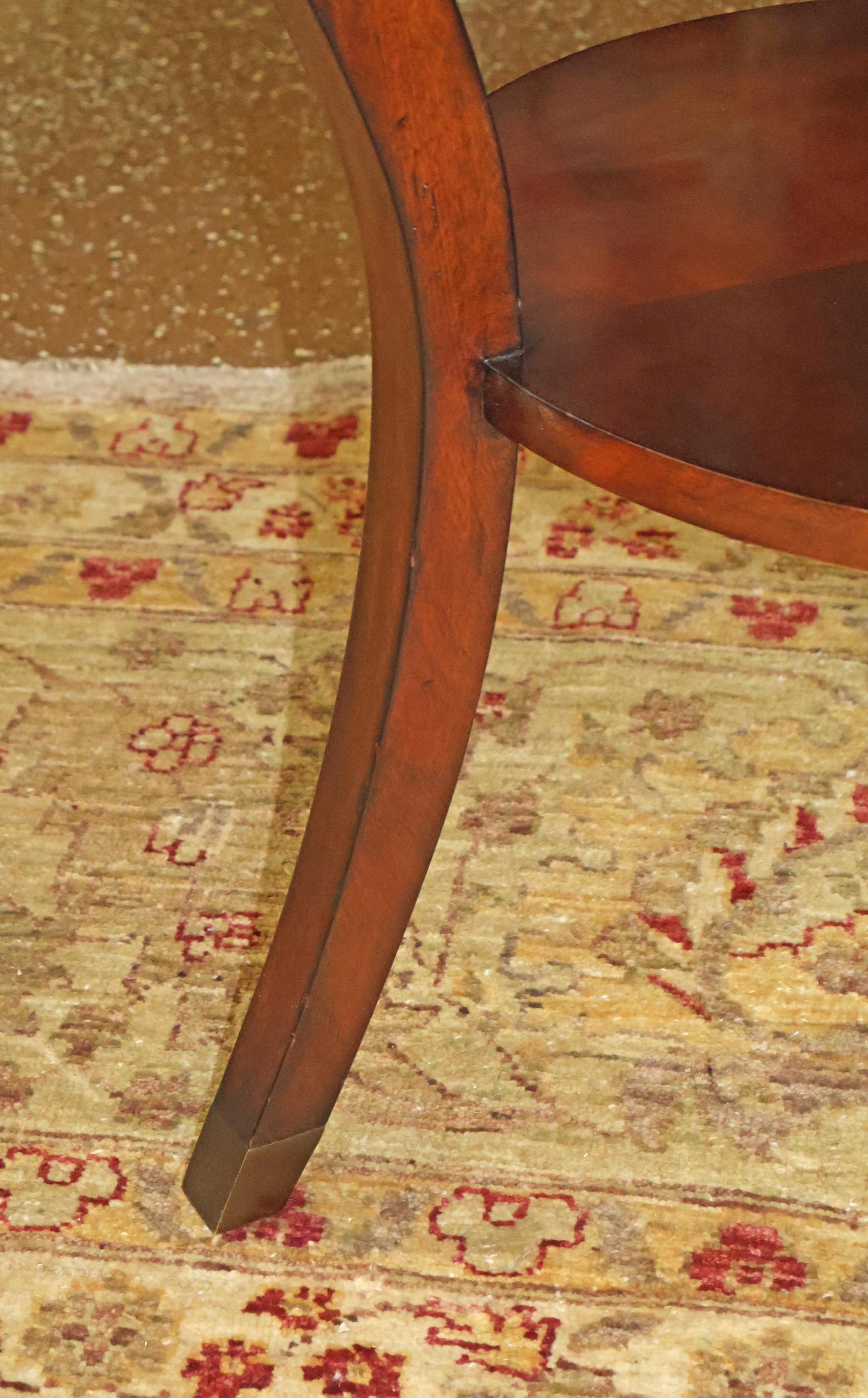 Paire de tables d'appoint à lampe en acajou Ralph Lauren Noble Estate en vente 10