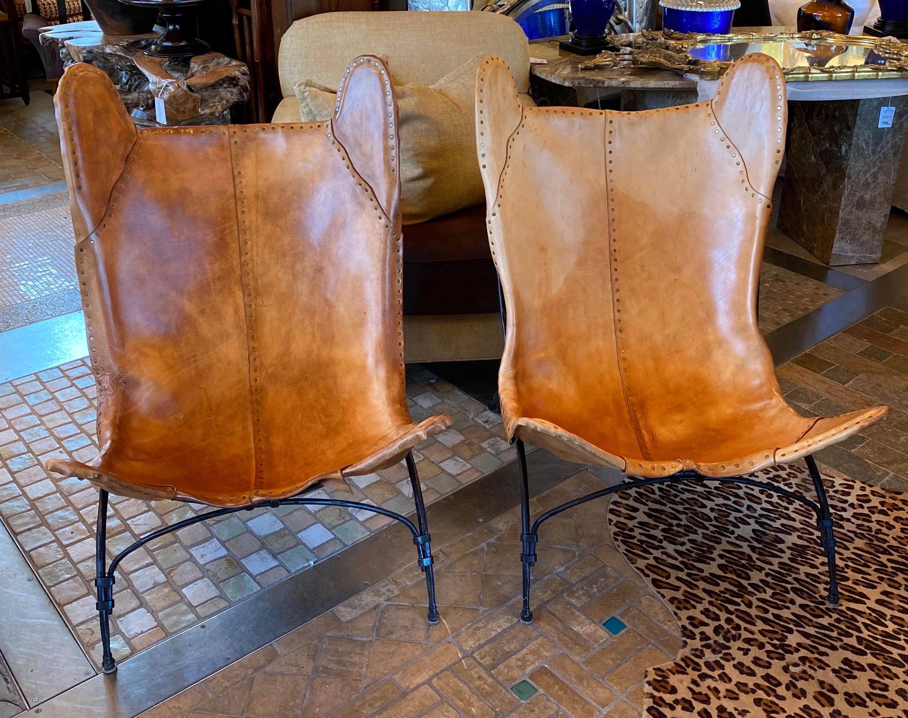Pair of Ralph Lauren Safari Chairs 4