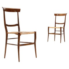 Pair of ‘Ramba’ Chiavari Chairs by Emanuele Rambaldi for Colombo Sanguineti 1950