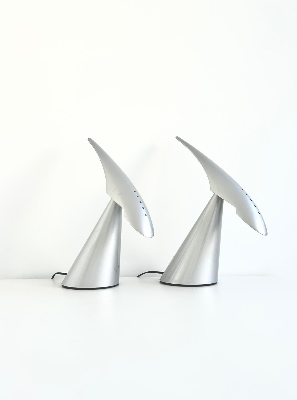 Pair of Ran Desk Lamps, Peter Naumann, ClassiCon, 1990s In Good Condition For Sale In PARIS, FR