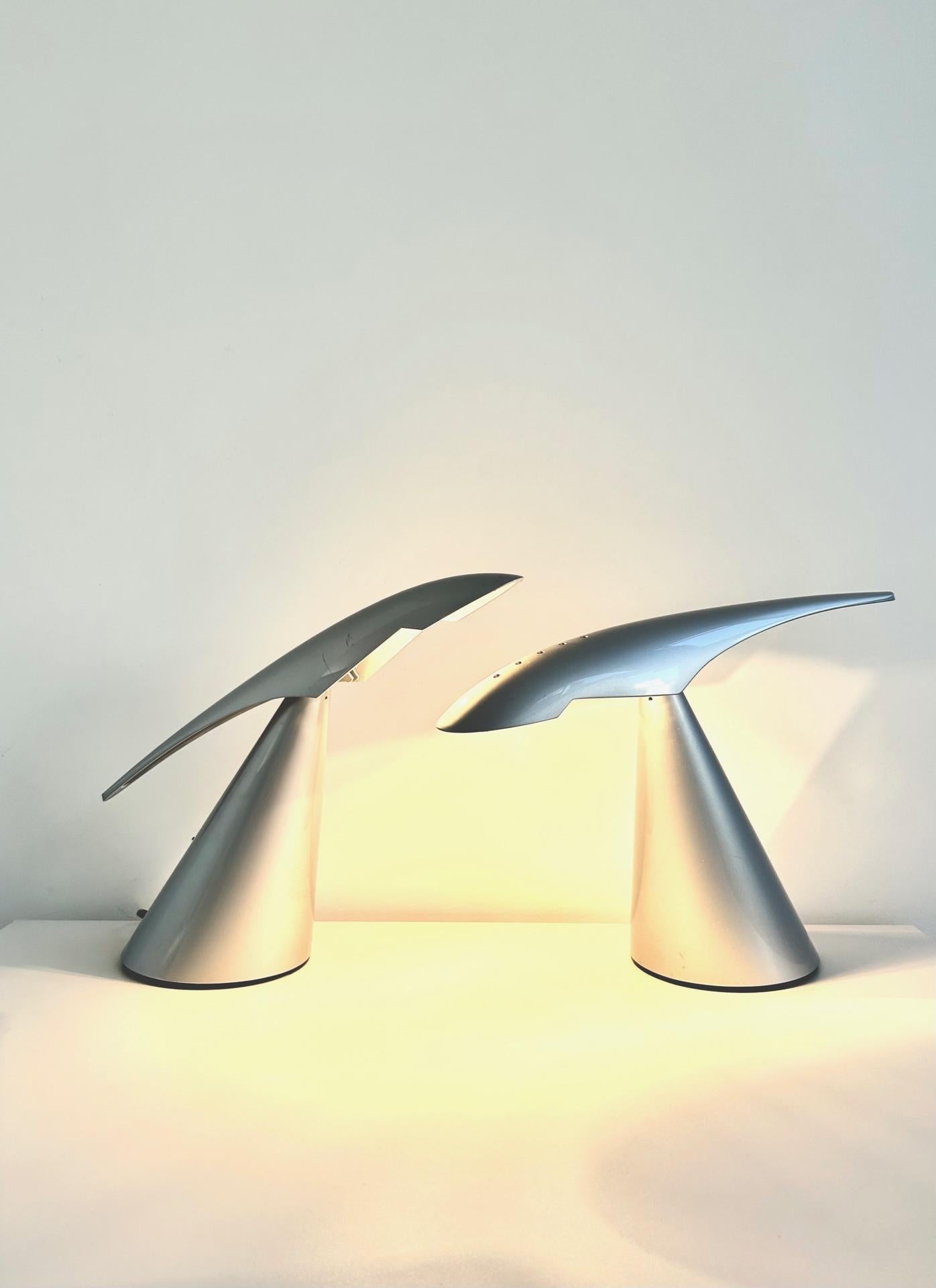 Pair of Ran Desk Lamps, Peter Naumann, ClassiCon, 1990s For Sale 2