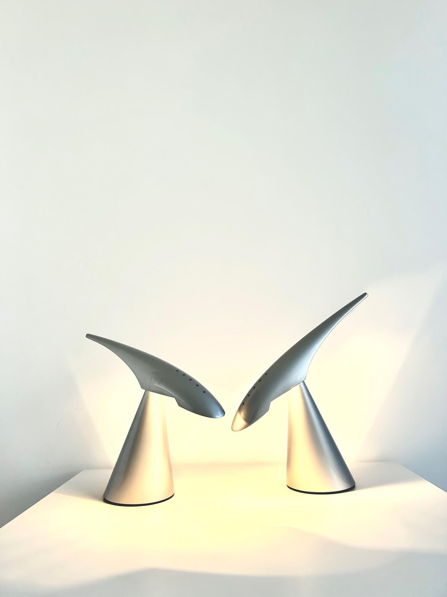 Paar Ran-Schreibtischlampen, Peter Naumann, ClassiCon, 1990er Jahre im Angebot 3