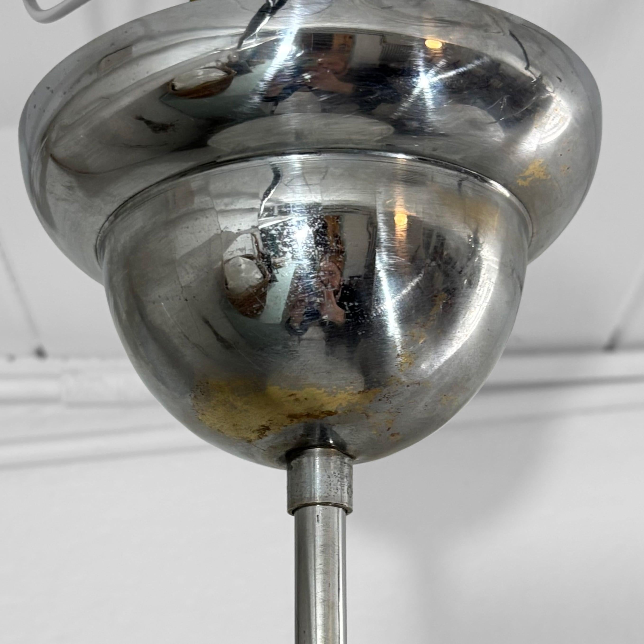 Pair of Rare 1930s industrial Bauhaus KG Pendant Lamps by K.G. Lindesvärd For Sale 14