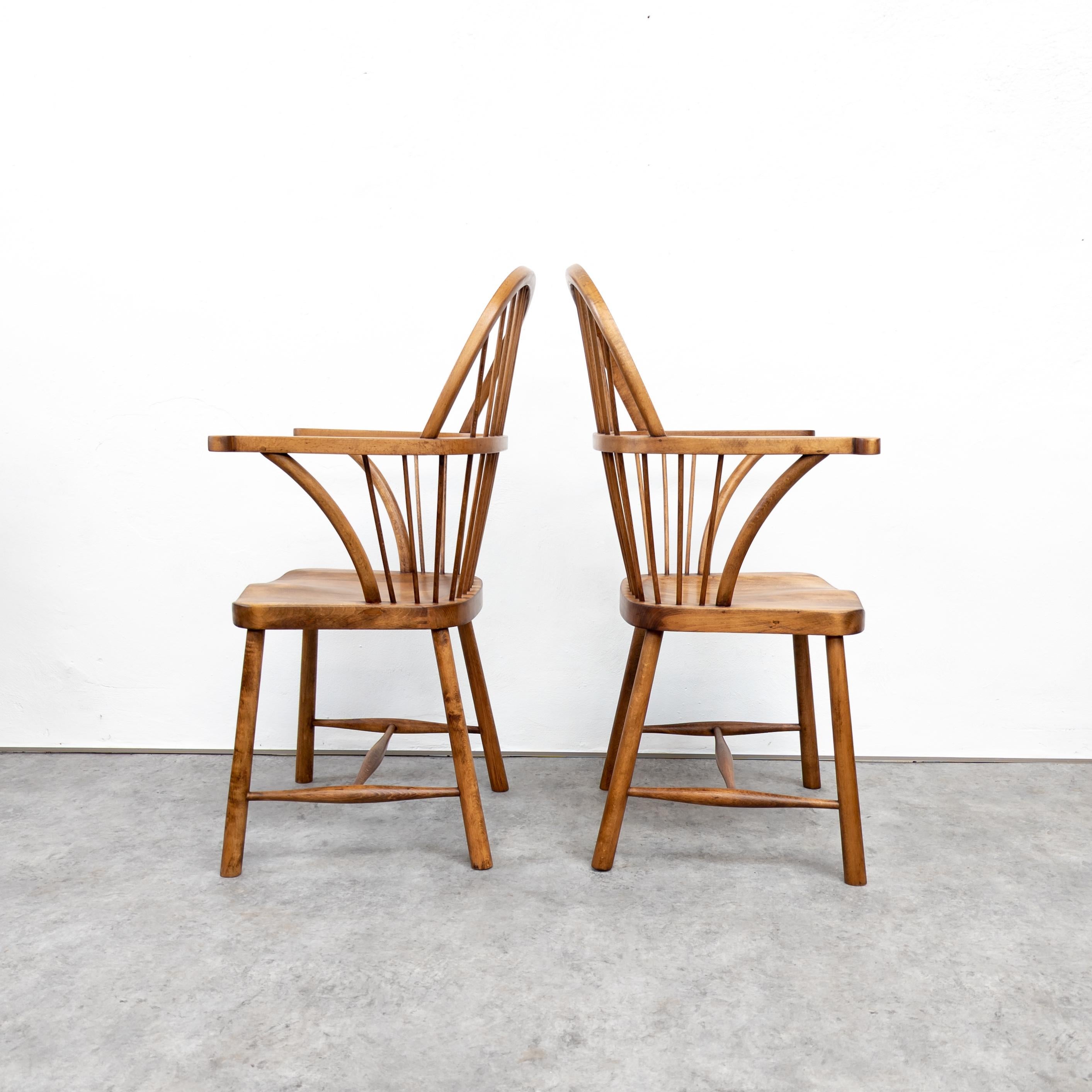 Pair of Rare Adolf Loos Thonet B 952 F Armchairs In Excellent Condition In PRAHA 5, CZ