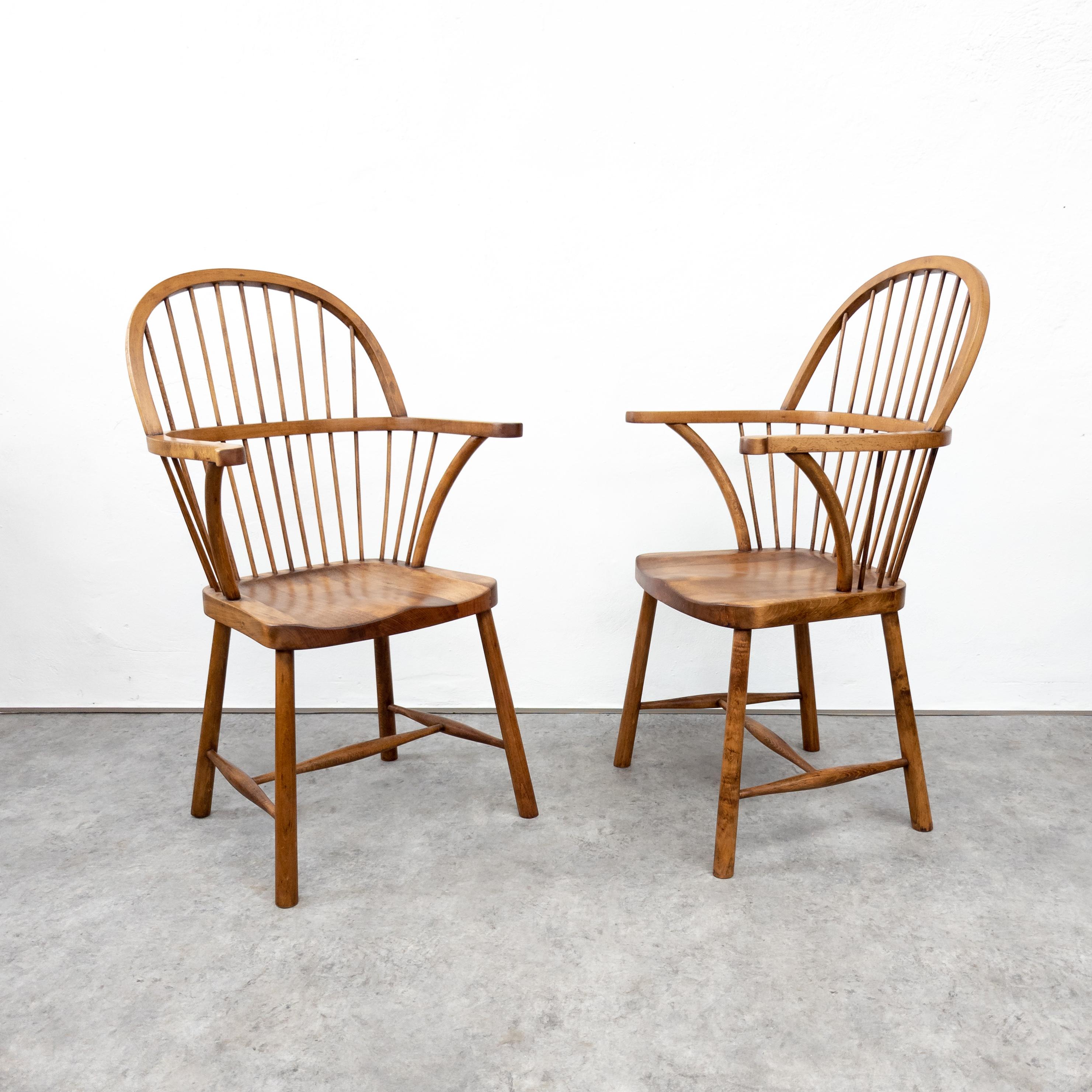 Early 20th Century Pair of Rare Adolf Loos Thonet B 952 F Armchairs