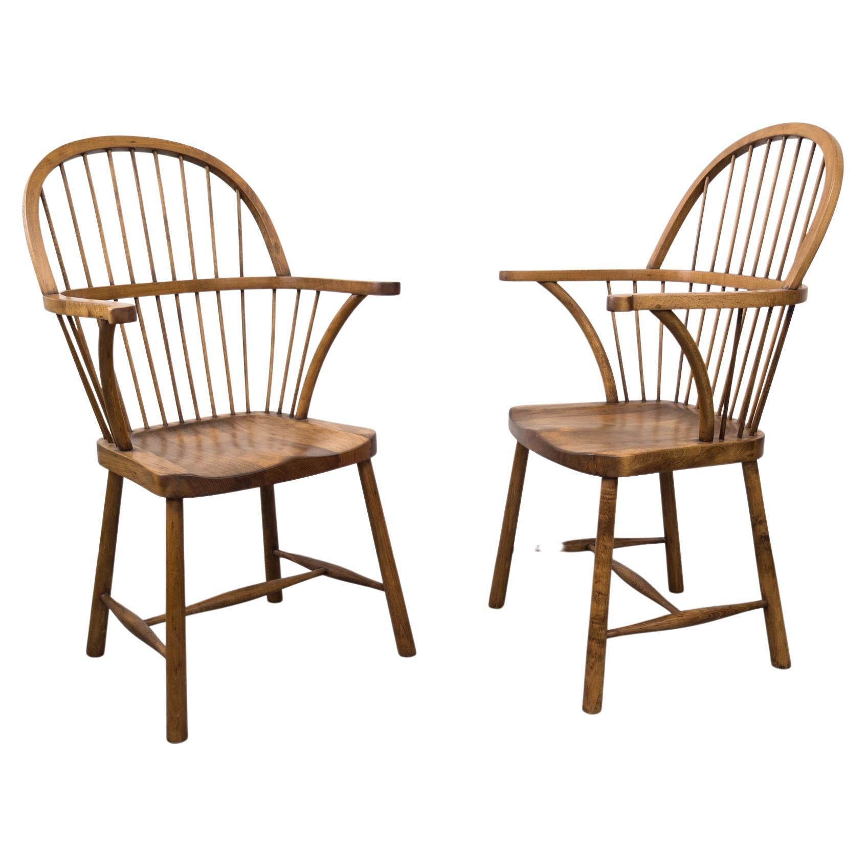 Pair of Rare Adolf Loos Thonet B 952 F Armchairs For Sale