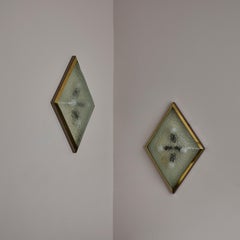 Pair of Rare and Important XL Sconces by Stilnovo