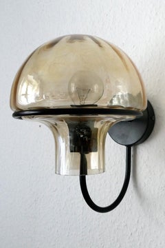 Paar seltene und große modernistische Wandleuchten, Schweden, 1960er Jahre