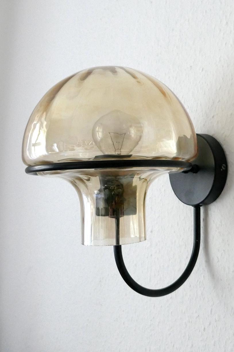 Mid-Century Modern Pair of Rare and Large Modernist Sconces Wall Lights, Sweden, 1960s For Sale