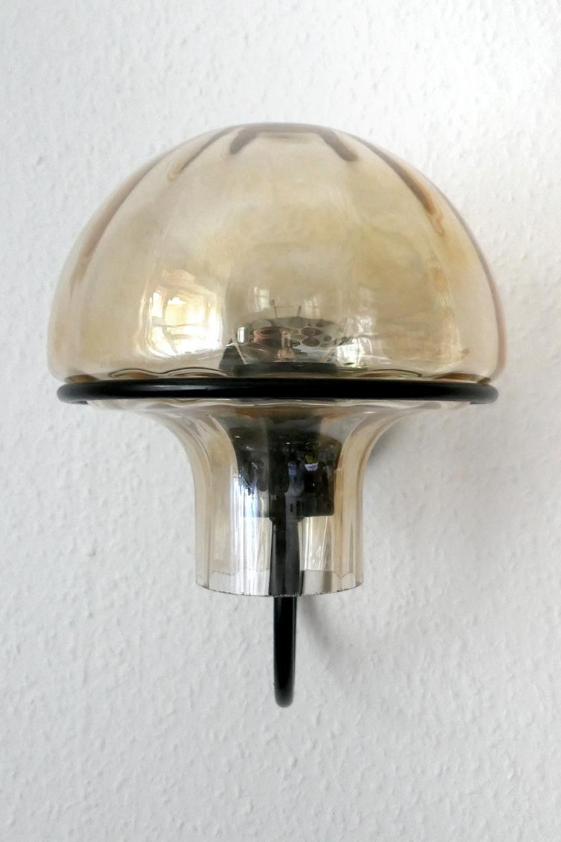 Swedish Pair of Rare and Large Modernist Sconces Wall Lights, Sweden, 1960s For Sale