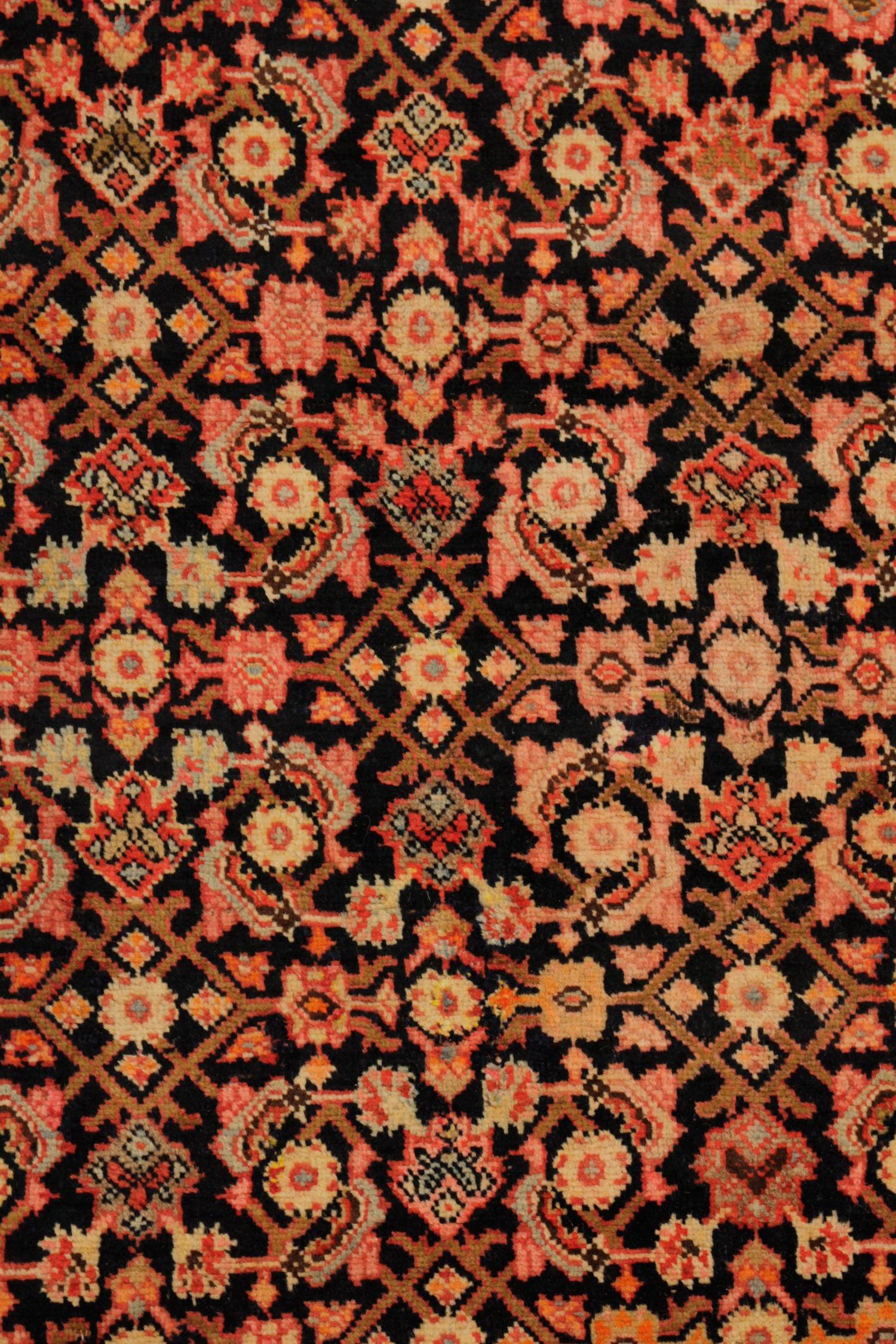 Pair of Rare Antique Runner Rug Caucasian Wool Carpet In Excellent Condition For Sale In Hampshire, GB