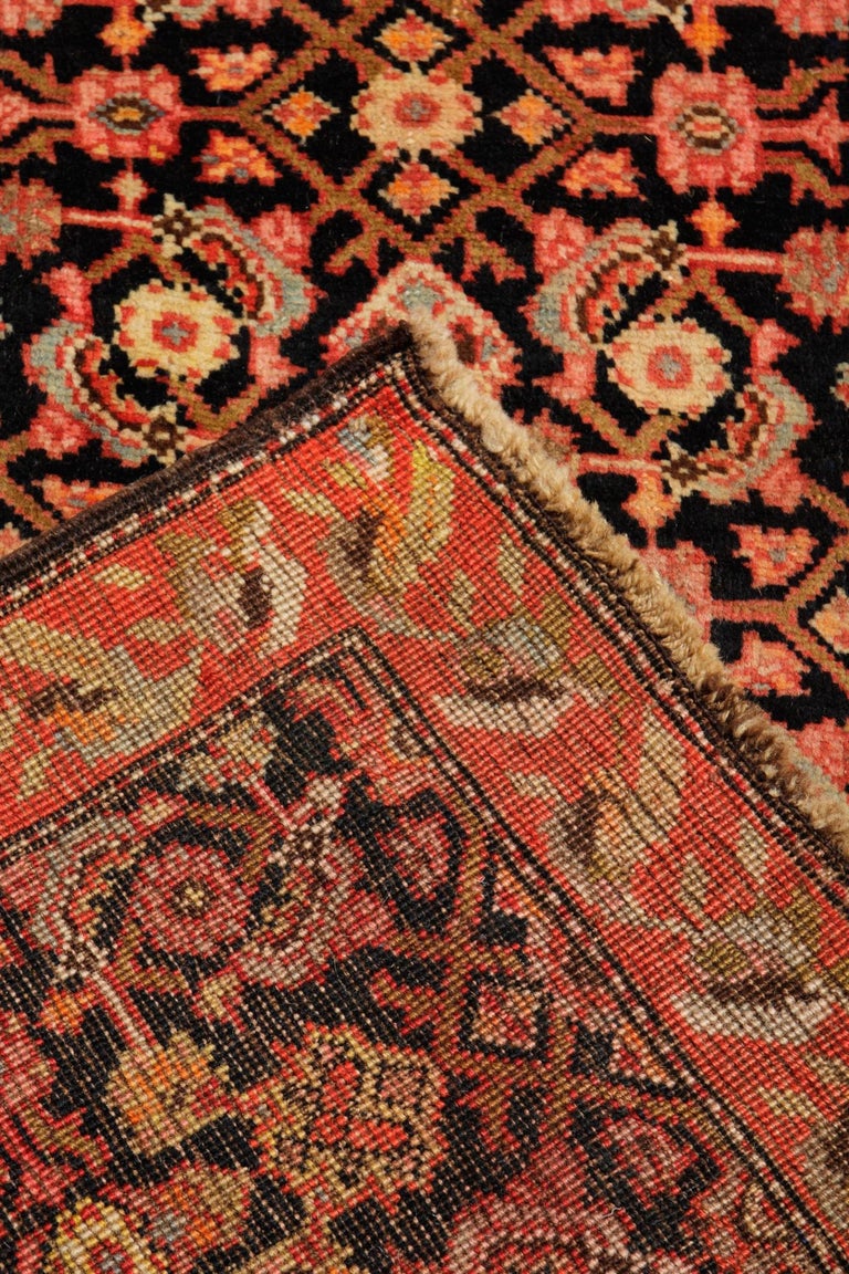 Pair of Rare Antique Runner Rug Caucasian Wool Carpet For Sale 2