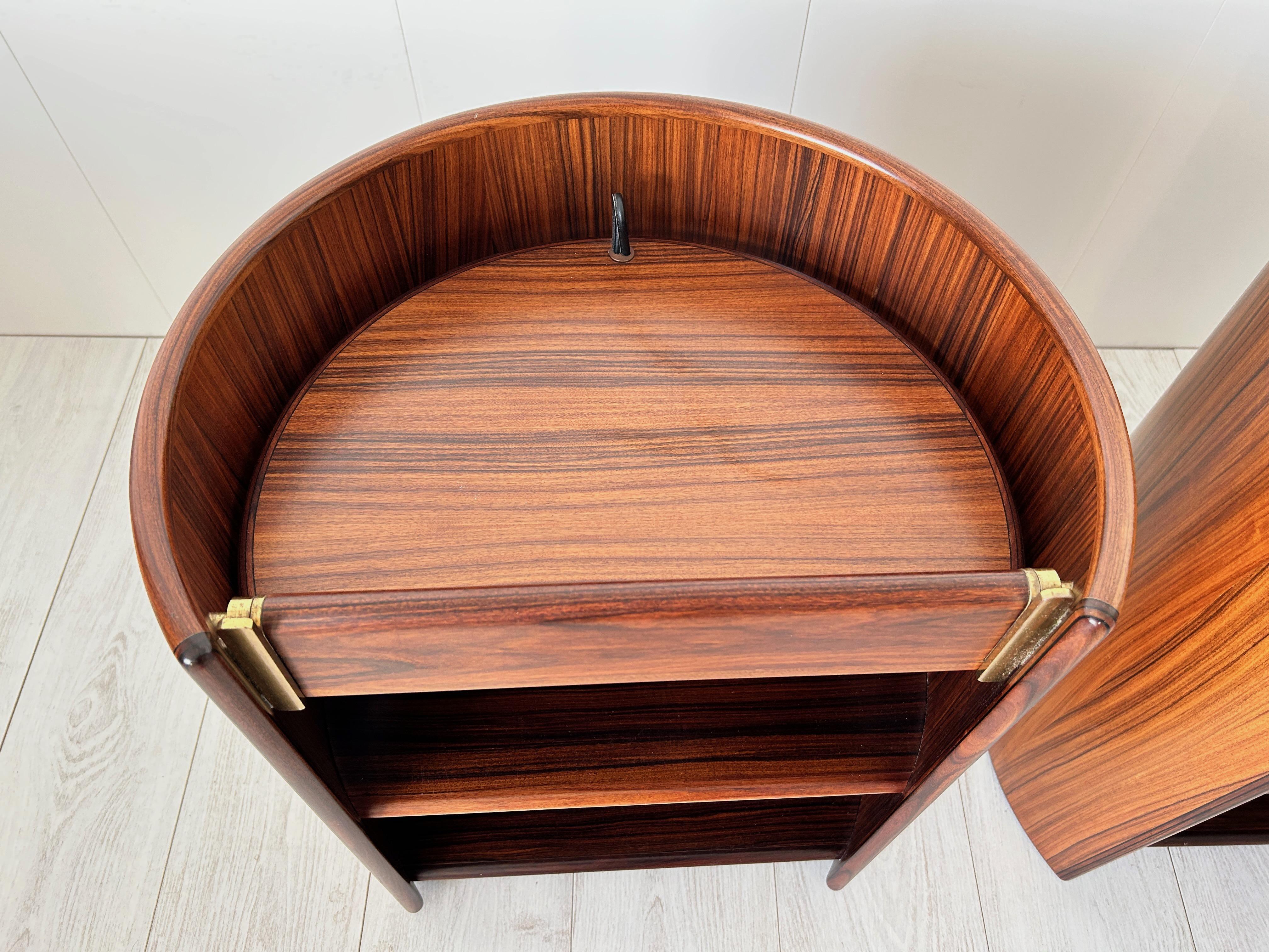 Pair of Rare Bedside Table Artona by Afra E Tobia Scarpa - Maxalto 7