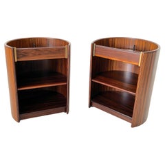 Pair of Rare Bedside Table Artona by Afra E Tobia Scarpa - Maxalto