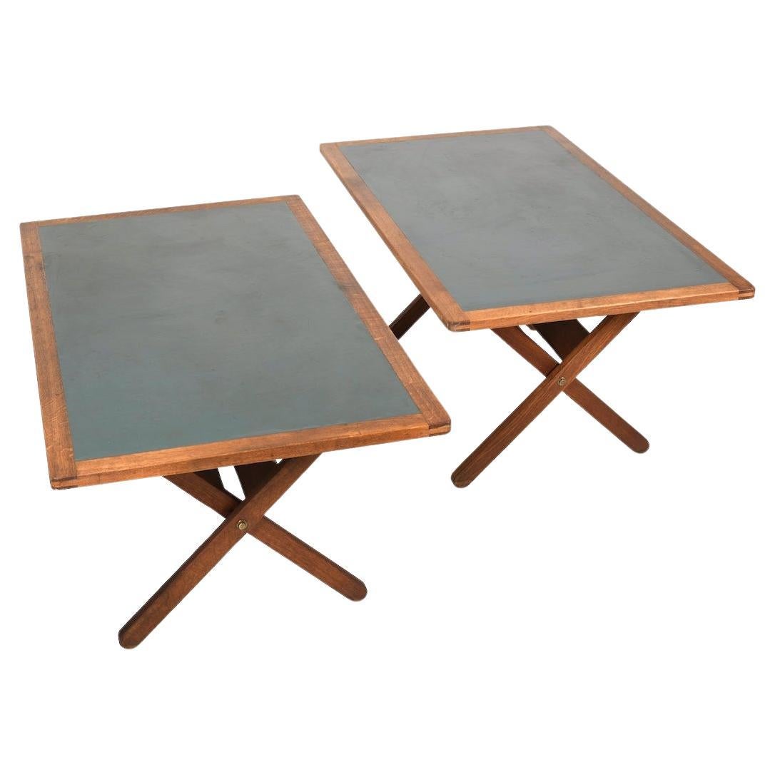 Pair of rare Børge Mogensen Desk / Work Tables early 1970s