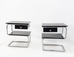 Pair of Rare D3 Rotterdam Avant Garde 1932-1934 Side Tables or Nightstands