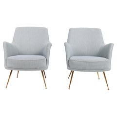 Pair of Rare Danish Lounge Chairs by Lysberg Hansen, 1950s
