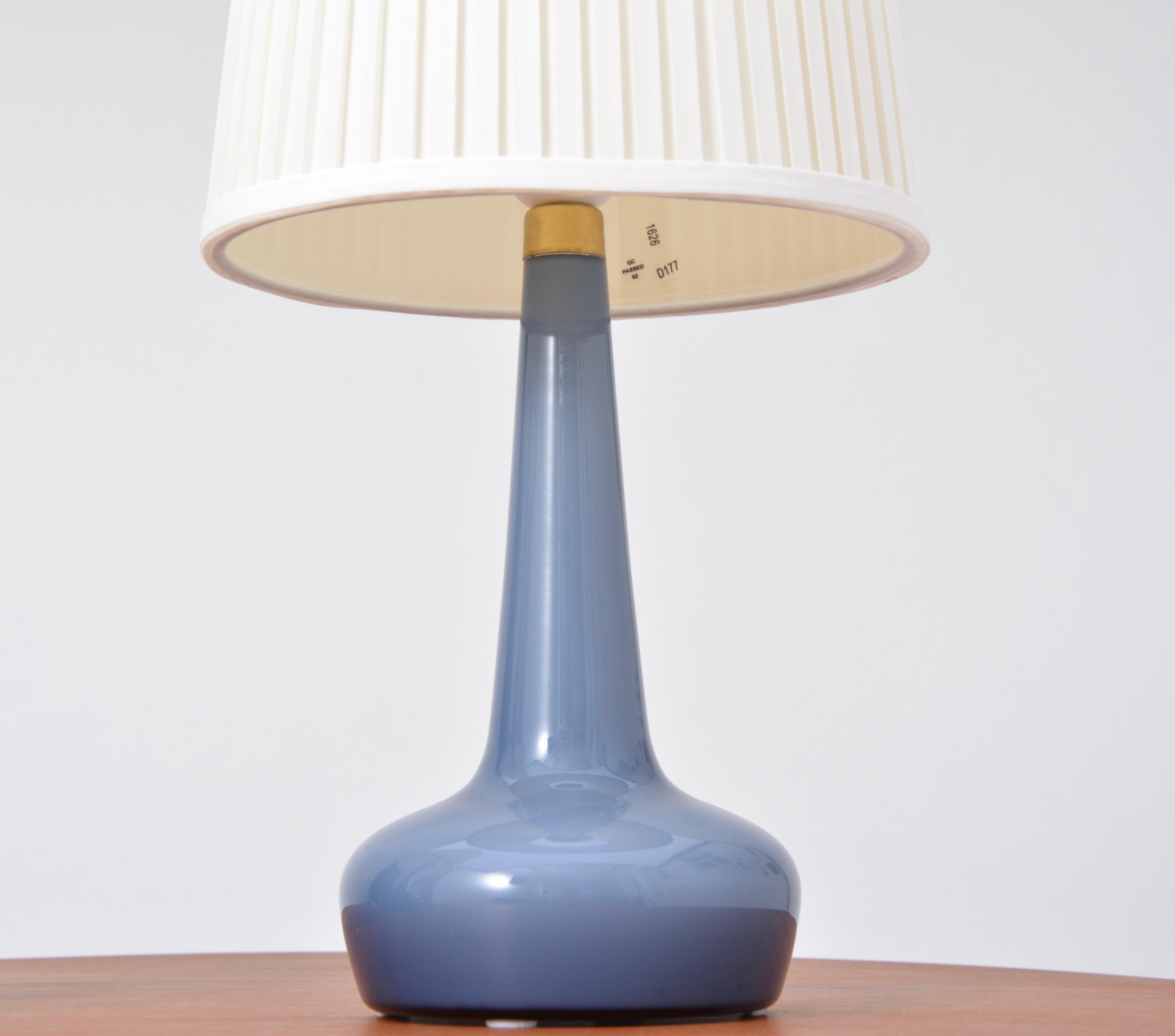 Pair of Rare Danish Table Lamps Model 311 by Esben Klint for Holmegaard, 1958 In Good Condition In Berlin, DE