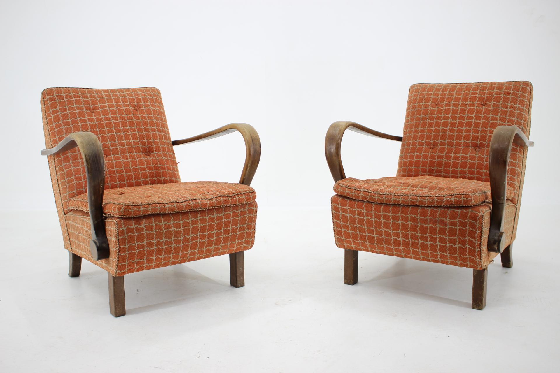 - Czechoslovakia, 1940s
- good original condition suitable for new upholstery
- publicated in literature (see the photos)
        