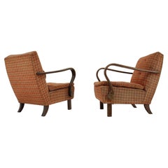 Paire de rares fauteuils Design/One H-320 par Jindřich Halabala - années 1940
