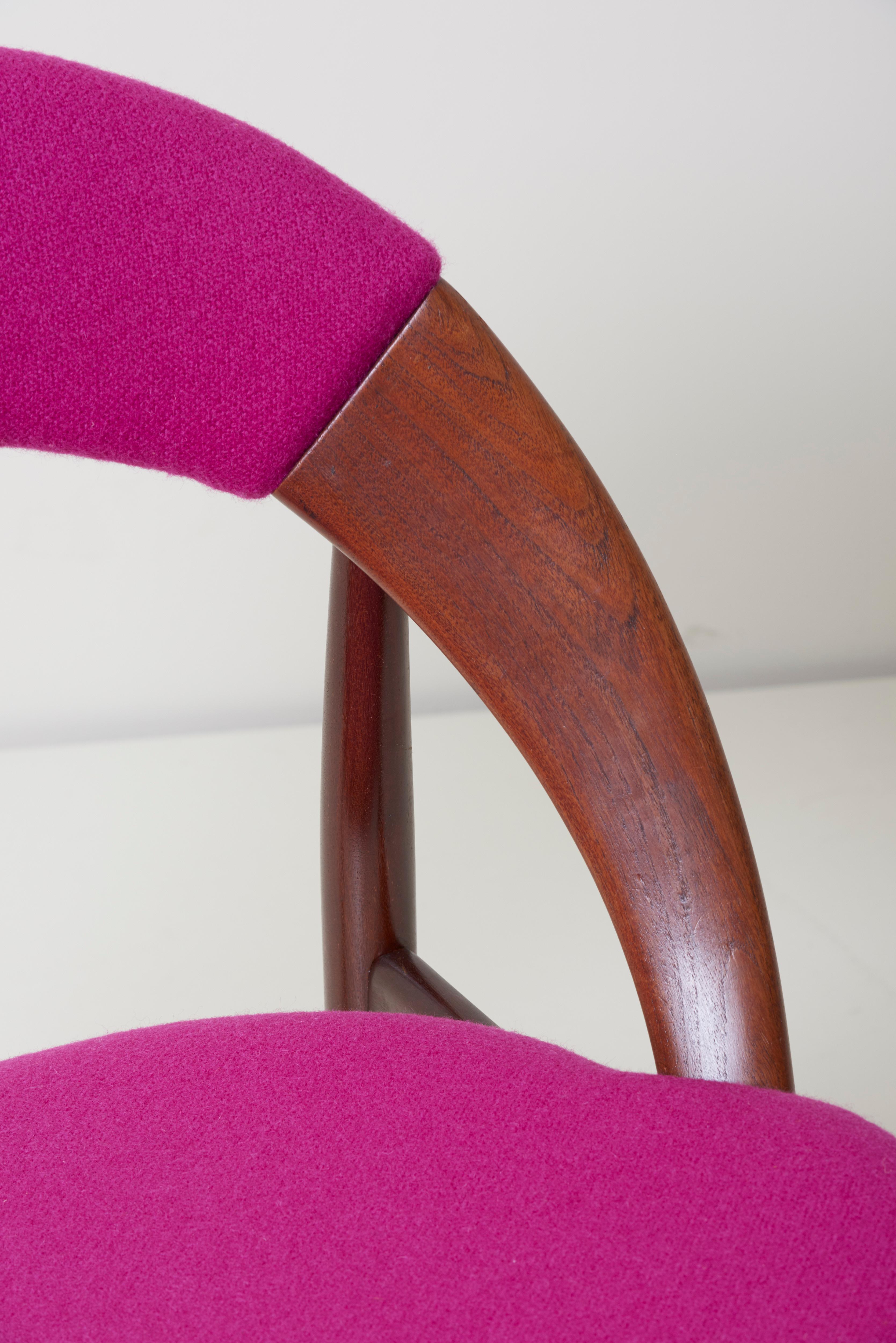 Pair of Rare Dining Chairs in Teak by Arne Hovmand Olsen 7