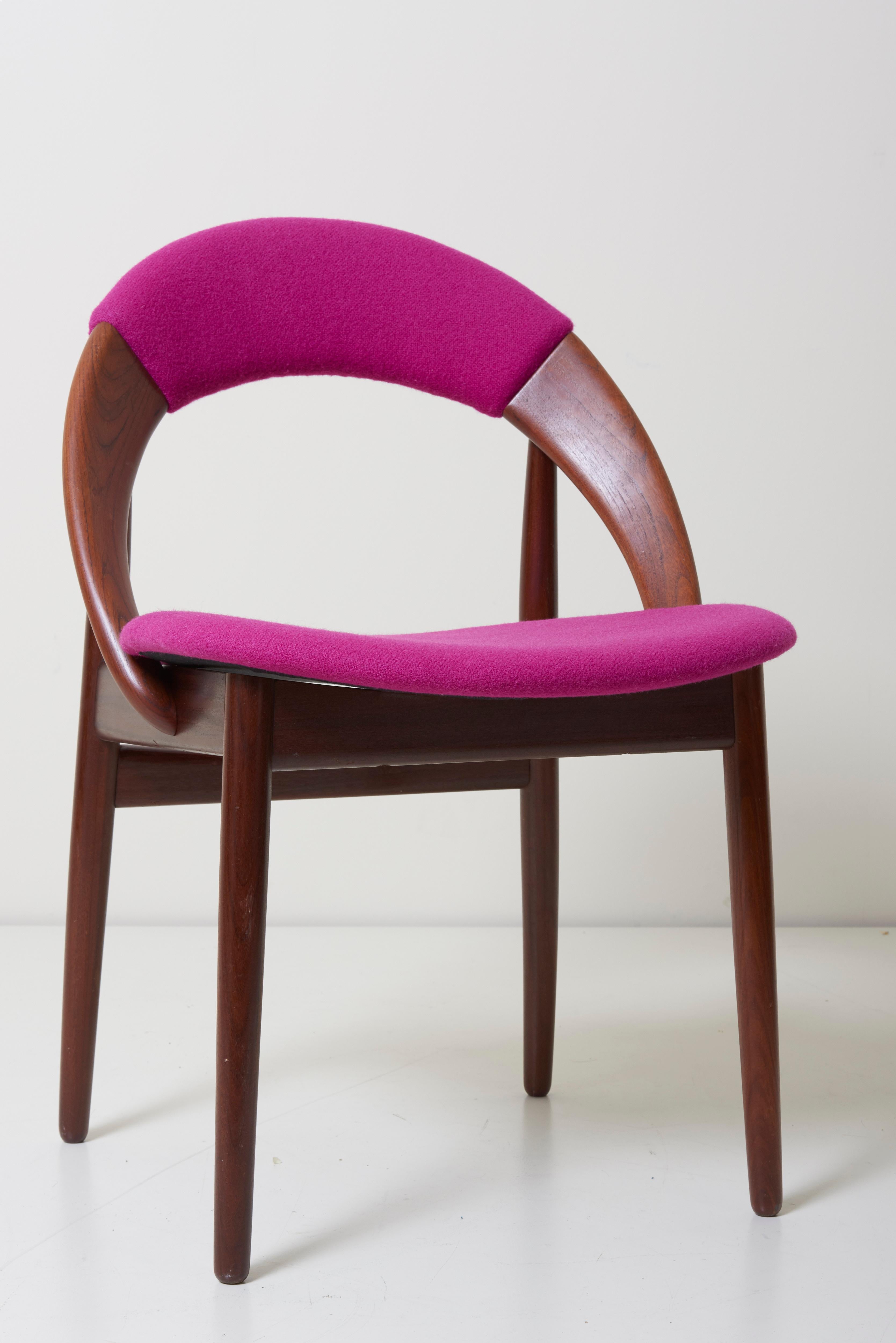 Pair of Rare Dining Chairs in Teak by Arne Hovmand Olsen 8