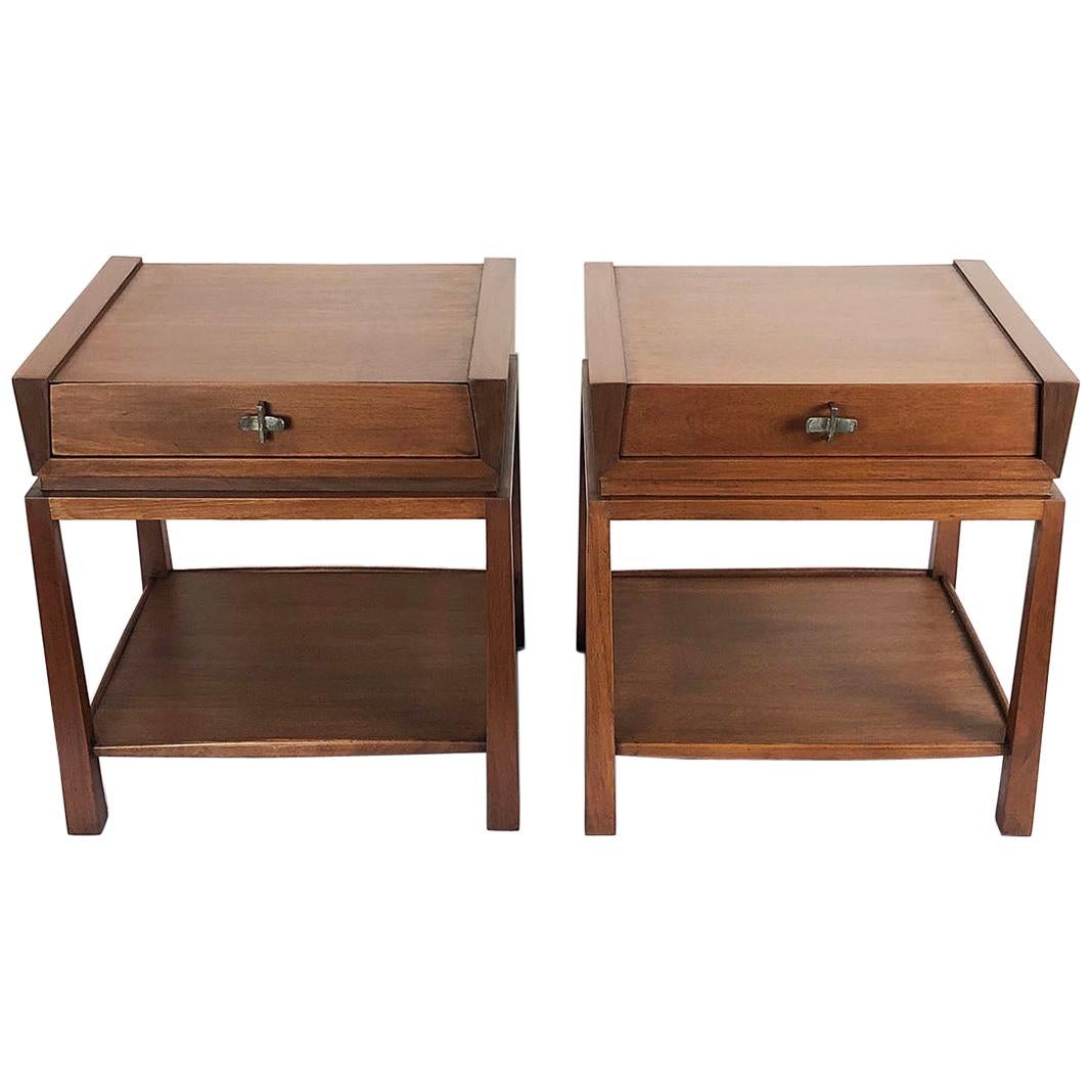 Pair of Rare Edmund Spence Nightstands